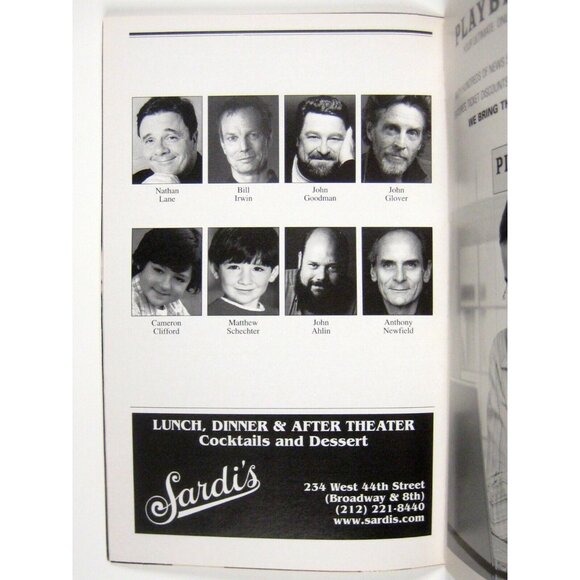 Waiting for Godot Playbill June 2009 Nathan Lane Bill Irwin John Goodman Glover - Picture 4 of 6